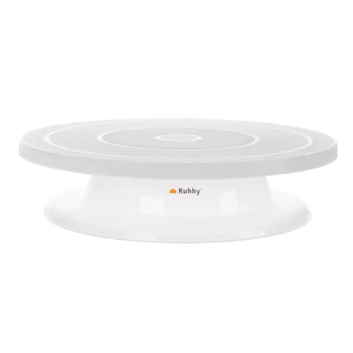 Rotating Cake Stand with 3 Decorating Spatulas – Spinning Cake Turntable for Easy Icing and Smooth Decorating