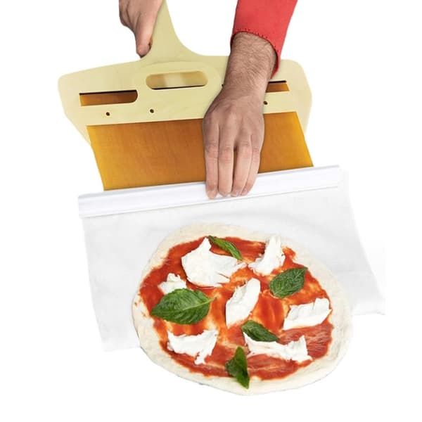Pizzaspade med non-stick pizzaoverførsel 53x30cm