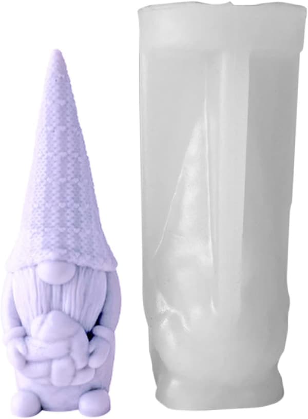 Valentinsdag silikoneform, epoxy gipsdværg Gnome E
