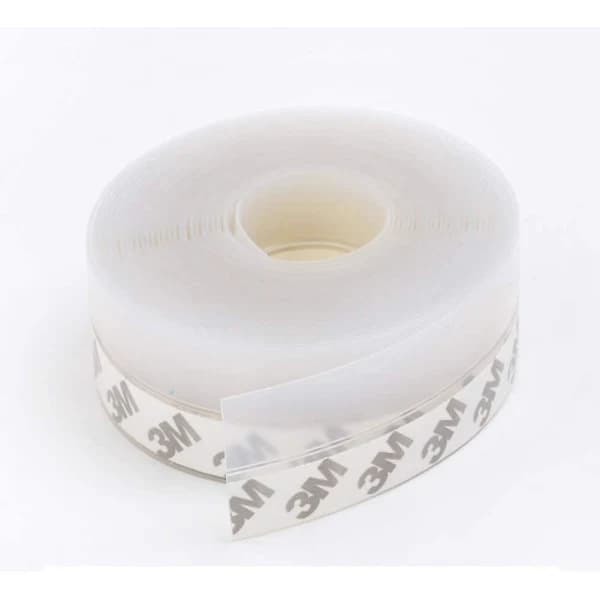 Door Bottom Sealing Strip, Transparent Silicone, Waterproof Windproof and Dustproof for Doors, 3M