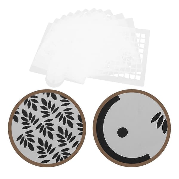 12 Pcs Bread Stencils Craft Baking Templates Cake Pie Stencils Cake Decorating Stencils for Sourdough Bread and Birthday Cakes