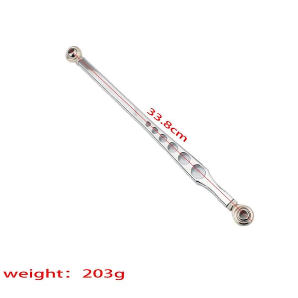 Motor Gear Shift Linkage Easy Installation Shifter for Harley Road King Black Silver 33.8cm Silver 33.8cm