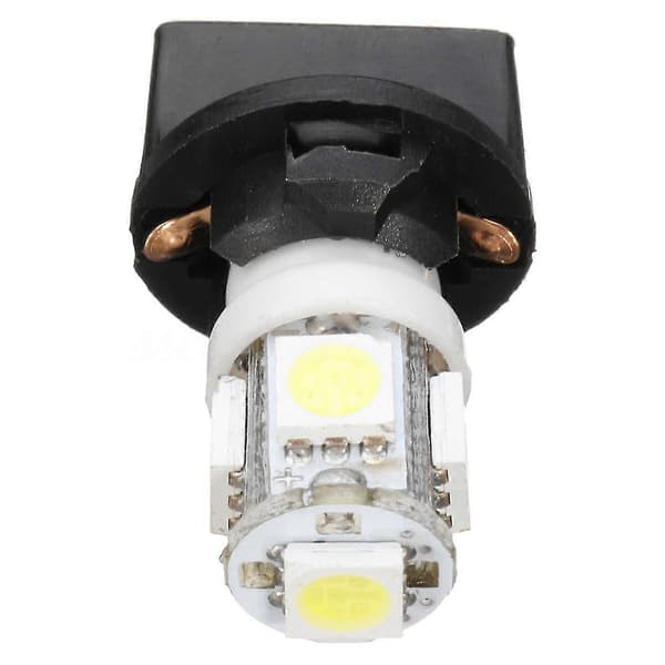 10X T10 White 5050 194 LED Bulbs Instrument Gauge Cluster Panel Lamp with Socket-Yvan