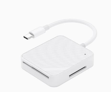 Praktisk och vacker kortläsaradapter som stöder M2 SM XD-tillbehör för kontor och hem
