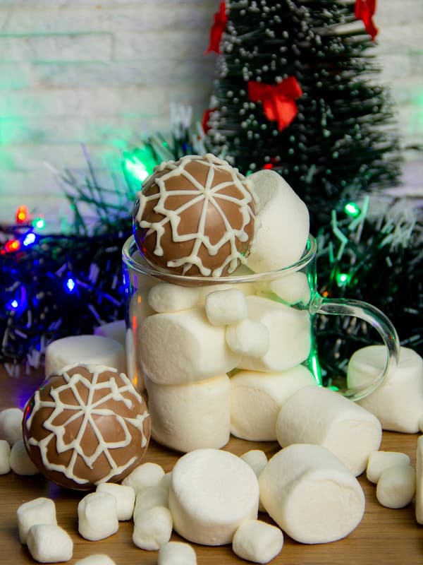 Pralineform Kuppel Chokoladeform - Chokoladebombe - BWB 9419 - Special 3-delt form