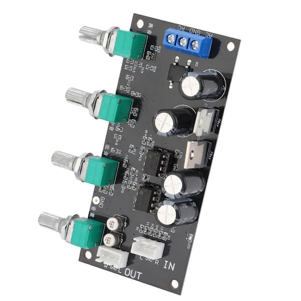 Ne5532 Preamplifier Tone Control Board Treble Midrange Volume Tone Control Adjustment Preamplifier, Fixed