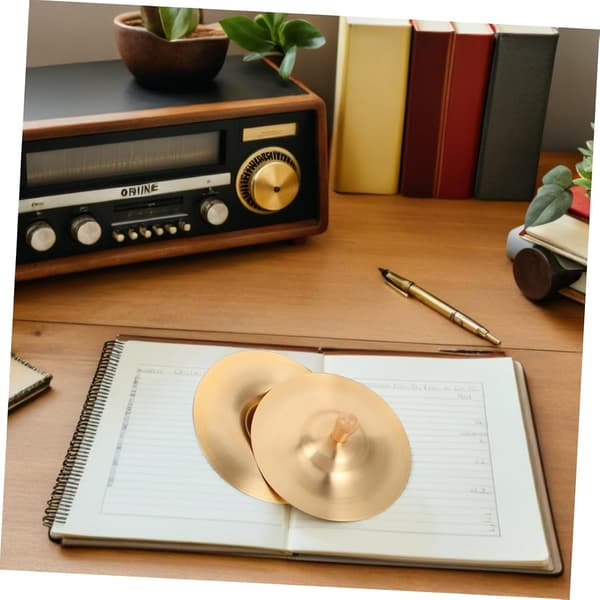 lite fingerbekken i messing, 1 par, 15 cm, for barn