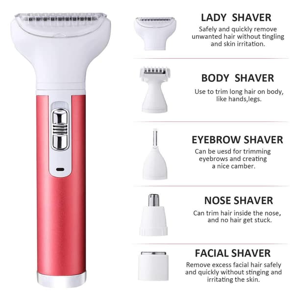 5heyi Elektrisk Epilator til Intim Barbering, Armhuler