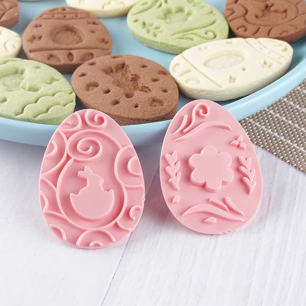 9 stk. plastikkutstikkere for eggkjeks
