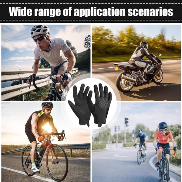 touchscreen-cykelhandsker med stødabsorberende polstring XL - XL