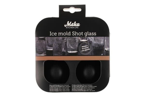 Isform Shotglas Silikon Maku Svart black