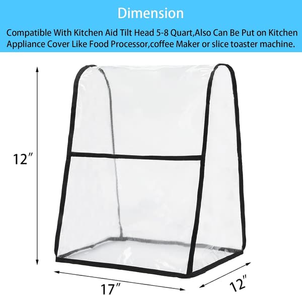 Kjøkkenmaskin stativmikserdeksel, Kitchen Aid mikserdeksel kompatibelt