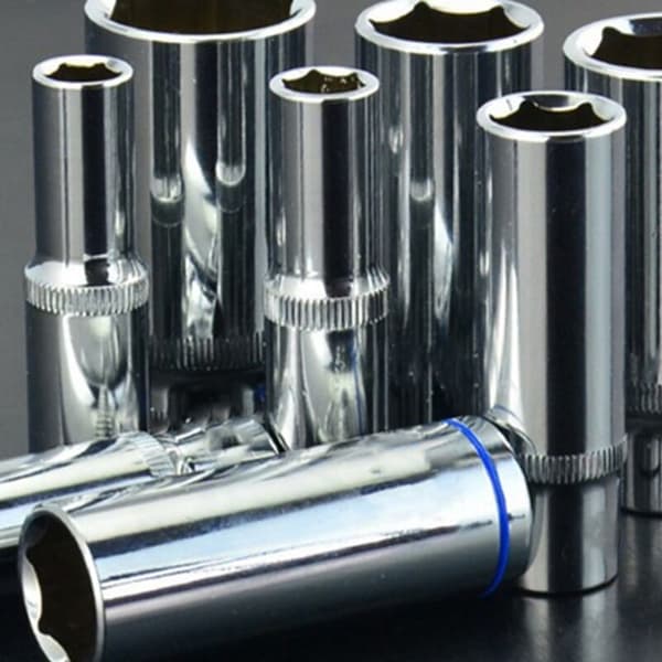 8-piece Professional Deep Socket Set 3/8 inch, Metric, 10mm to 19mm