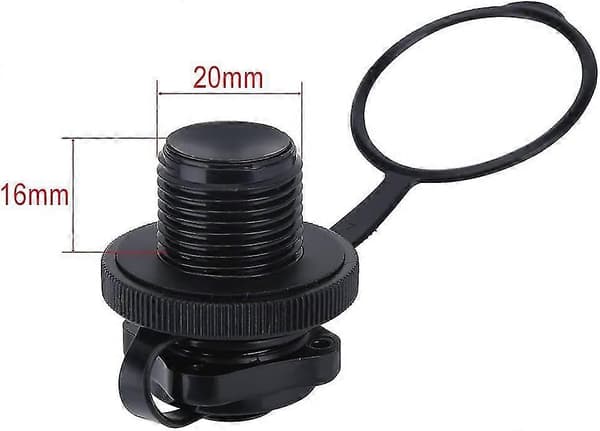 2 stk Kajakk Intex Oppblåsbar Båt Erstatning Enveis Inflasjon Båt Spiral Luftplugger