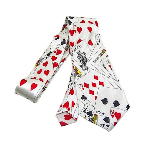 Herre Sort Slips Las Vegas Casino Slips Poker Terninger Slips Forretningsslips Kollega Arbejdsslips