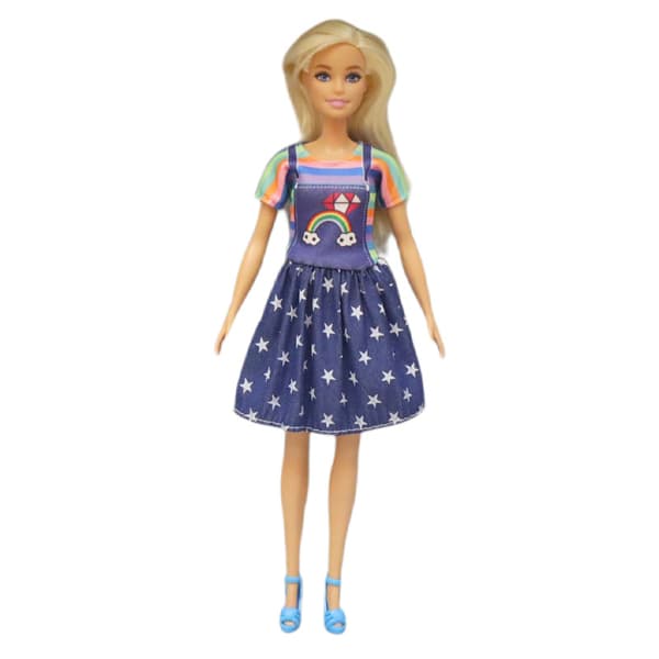 Tøj til Barbie, 10 stk. Barbie dukketøj