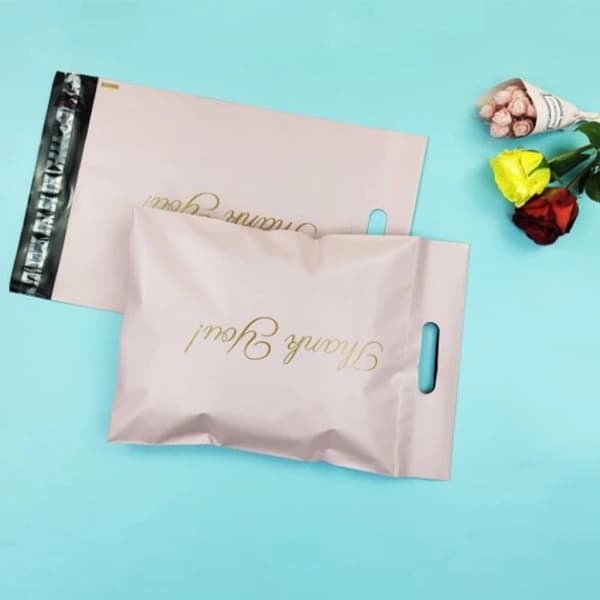 Poly Mailers with Built-in Handle Shipping Bags Self-Adhesive Packaging Bags Letter Envelopes - 50 pcs. null - C