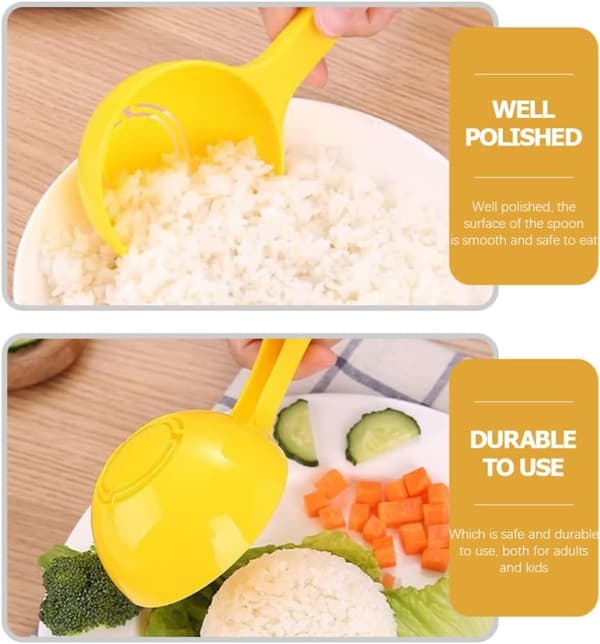 Sett med 4 Non-stick Runde Risformer: Riskjede Sushi Risspatel