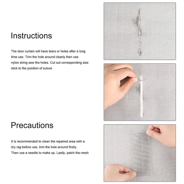 Mosquito Net Repair Tape, 3-layer Insect Protection Tape with Waterproof and