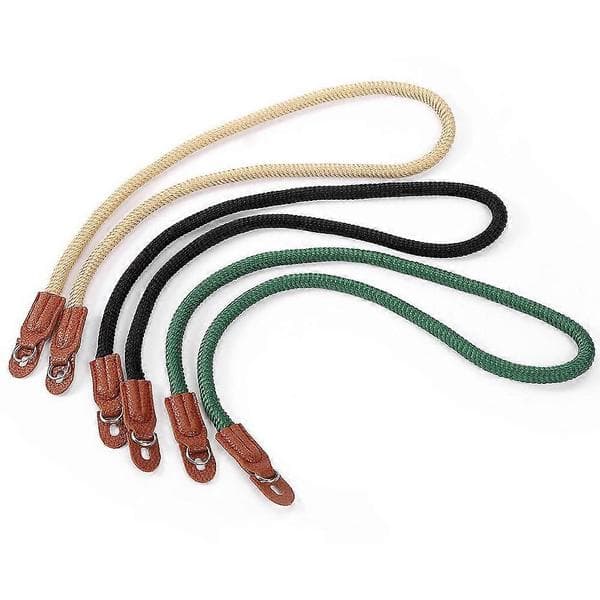 Practical and beautiful 1pc pure cotton braided rope wrist strap for outdoor use, shoulder strap for micro SLR camera