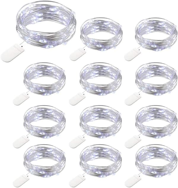 Batteridrivna Ljusslingor, 20 LED 2M Koppar Ljusslingor, IP