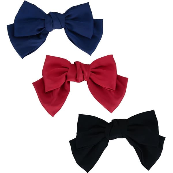 Hårklemme af chiffon, dobbeltlags, 3 stk, farve to, one size -