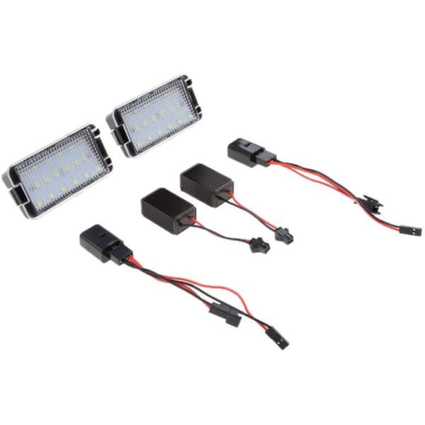 2 stk 18 LED Super Lyse Nummerpladelys til Seat Toledo