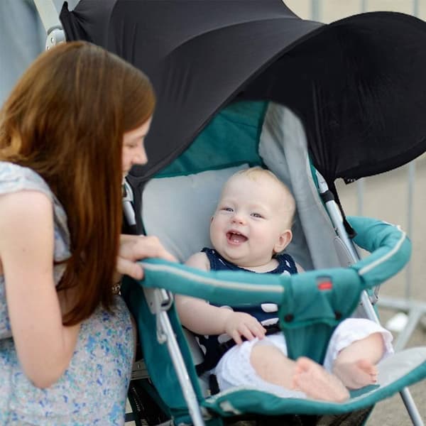 Universal Stroller Sun Shade Anti-UV UPF50+ Hood Adjustable