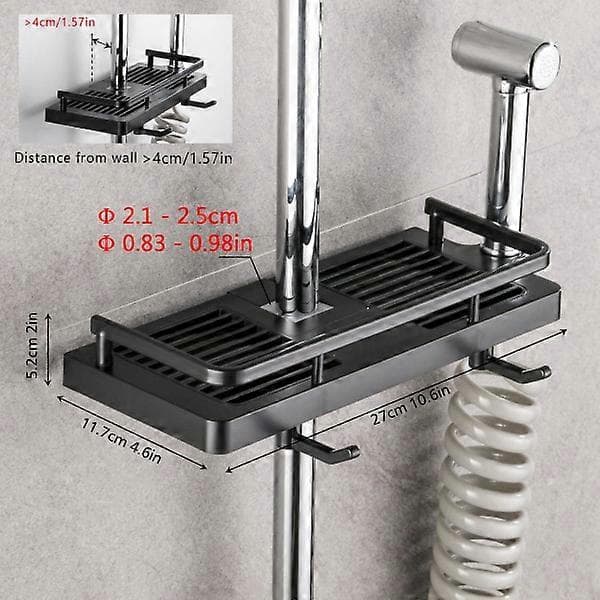 Brusehylde uden brusestang 21mm til 25mm Borefri brusehylde