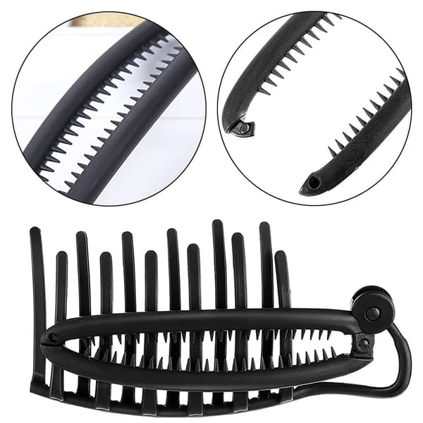 Snabb hårnål i fransk stil för flätor, slarvig knut och uppsättningar, 4-pack