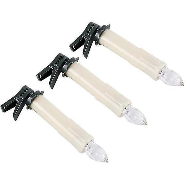 20 kpl LED-kynttilät LED-valosarjat Langattomat himmennettävät kynttilät Liekittömät joulukynttilät
