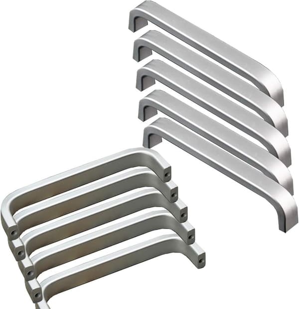 10 stk. Mini Aluminium Køkkenhåndtag Skab Skuffe