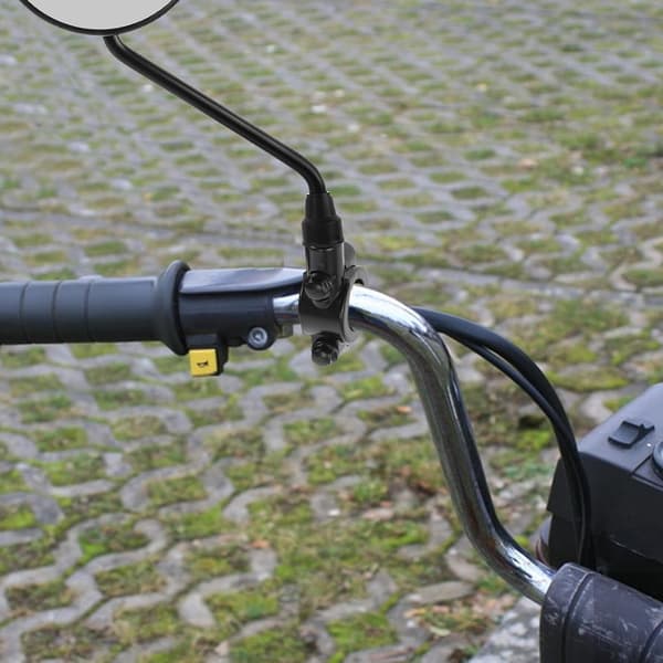 2 st motorcykelspegelmontering aluminiumlegering 10 mm motorcykel backspegelmontering för E-motorcykelrulle ATV -