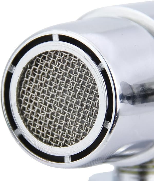 Bruseomskifter (M22 x M24), Premium legeringsventil, Udskiftningsventil -3/4 \" og 1/2 IPS Krom messing 3-vejs adapter Stopventil til køkken eller badeværelse (