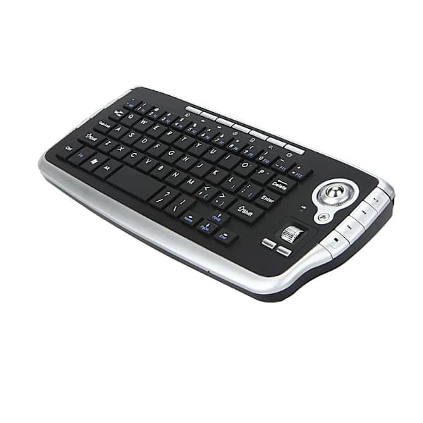 Wireless Trackball Keyboard, Mini Mouse and 2.4G Wireless Keyboard