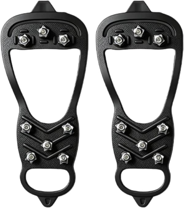 griffel for boots on snow and 2 pcs non-slip portable spikes with -