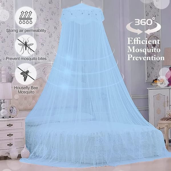 Mosquito net bed, bedspread, queen size single bed, double bed, mosquito net