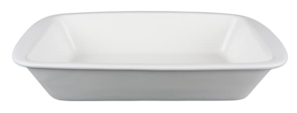 Porslins Form Rektangulär - 4 Pack Vit 4000