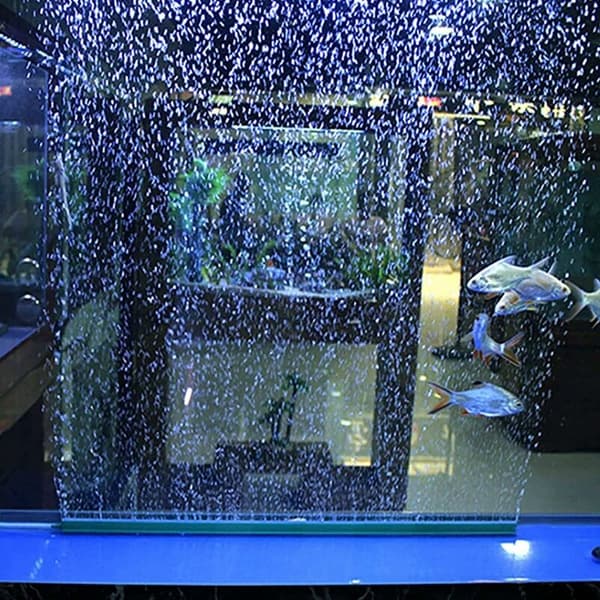 Aquarium Bubble Air Stone, 4 Pieces Air Stone Grey Micro Bubble Stone Bar, Air Stone Bubble Oxygen Diffuser Bar, Aquarium Water Diffuser Oxygen Stone