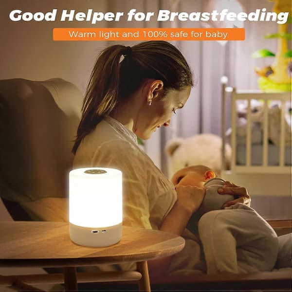 Senglamper, Nattlampe for barn, Touch Senglampe, USB-C Oppladbar LED-lampe, Bordlampe, Trådløse lamper