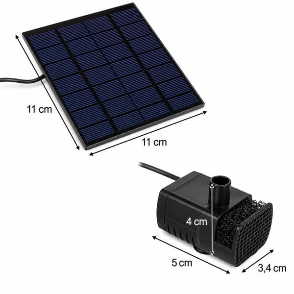 Fontene / Solcellefontene - Vannfontene med solcelle 325 325