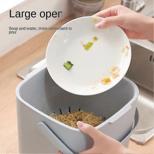 Compost Bin - for everyday organic waste in the kitchen - Odor-proof - Removable inner insert - Organic
