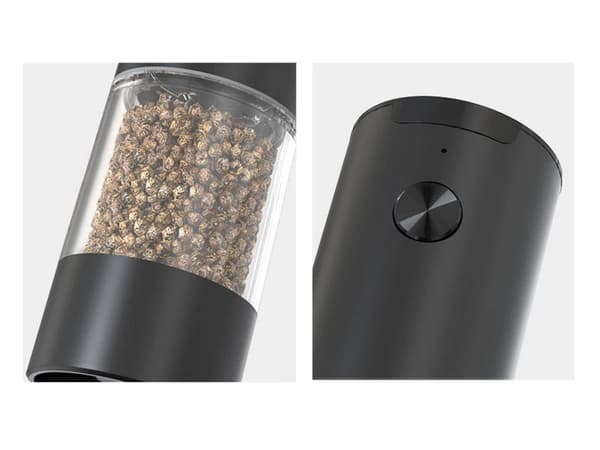 Electric Salt and Pepper Grinder with Adjustable Coarseness Control 252