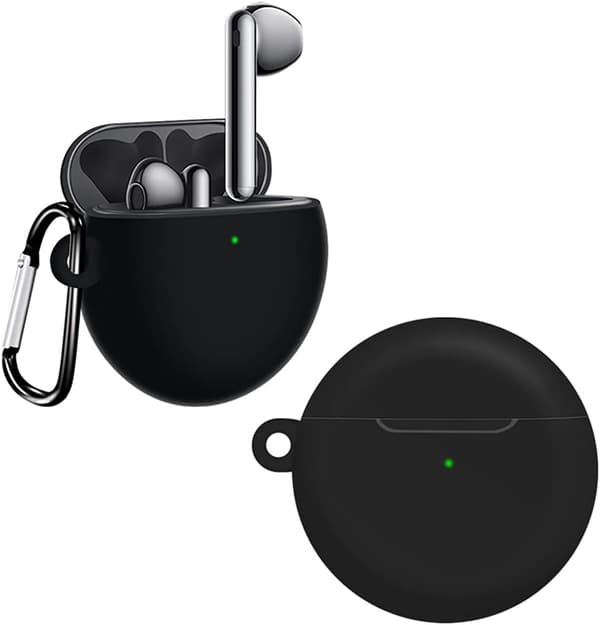 Silikondeksel kompatibelt med Huawei FreeBuds 4i, [Støtter trådløs