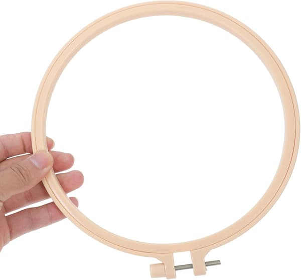 Gør-det-selv broderisæt til begyndere 20 cm rund ramme, broderiformtråd
