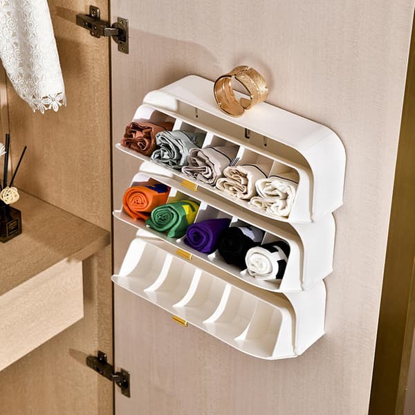 Wall-Mounted Storage Box for Underwear, Cabinet, Clothes Storage Box
