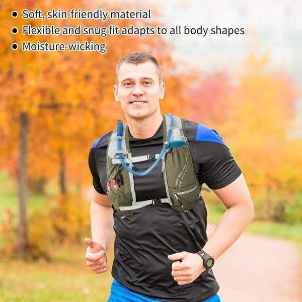 Hydration Pack / Running Vest with Reflective Design – Lightweight & Comfortable for Running, Hiking, Cycling, Marathon