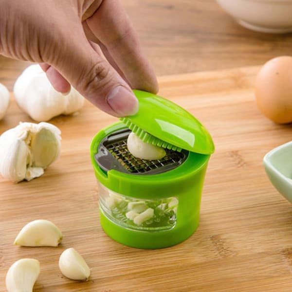 Garlic Press Ginger Crusher Manual Press Kitchen Utensil Pressed Garlic Chopper Vegetable Masher Cutter Durable