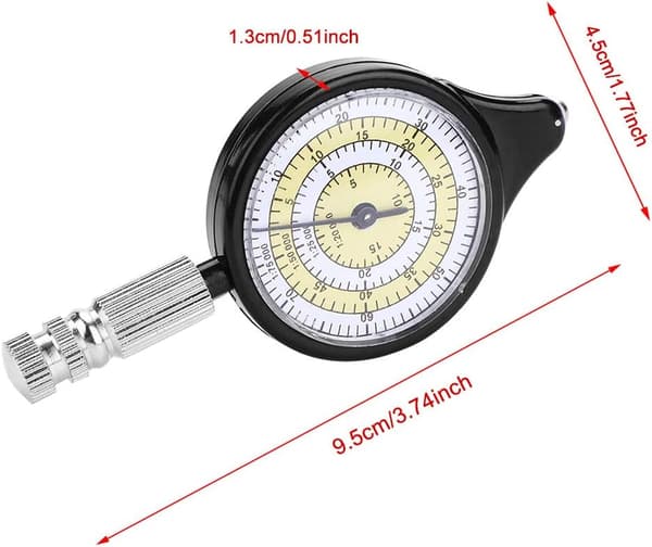 Map Meter Mini Opisometer Map Distance Measurer Finder Distance Calculator Tool for Cam