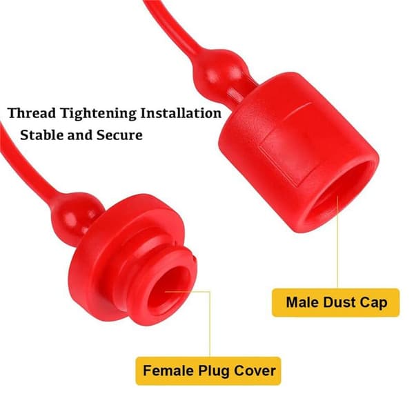 Dust Cap and Socket Protector for Hydraulic Coupling -B 1/2, Fits Hydraulic Coupling